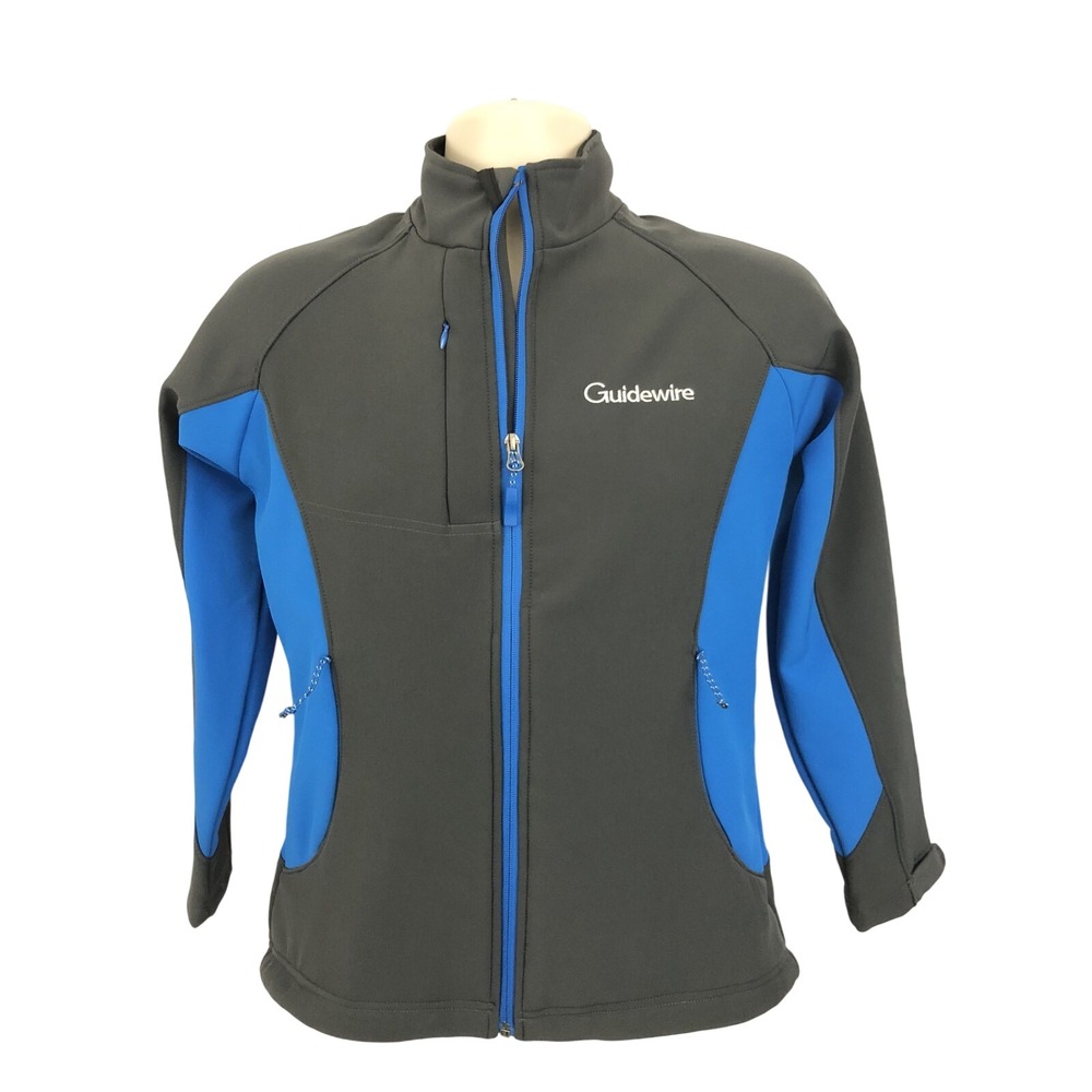 Guidewire Womens Jacket Workout Black Blue Small EUC E73